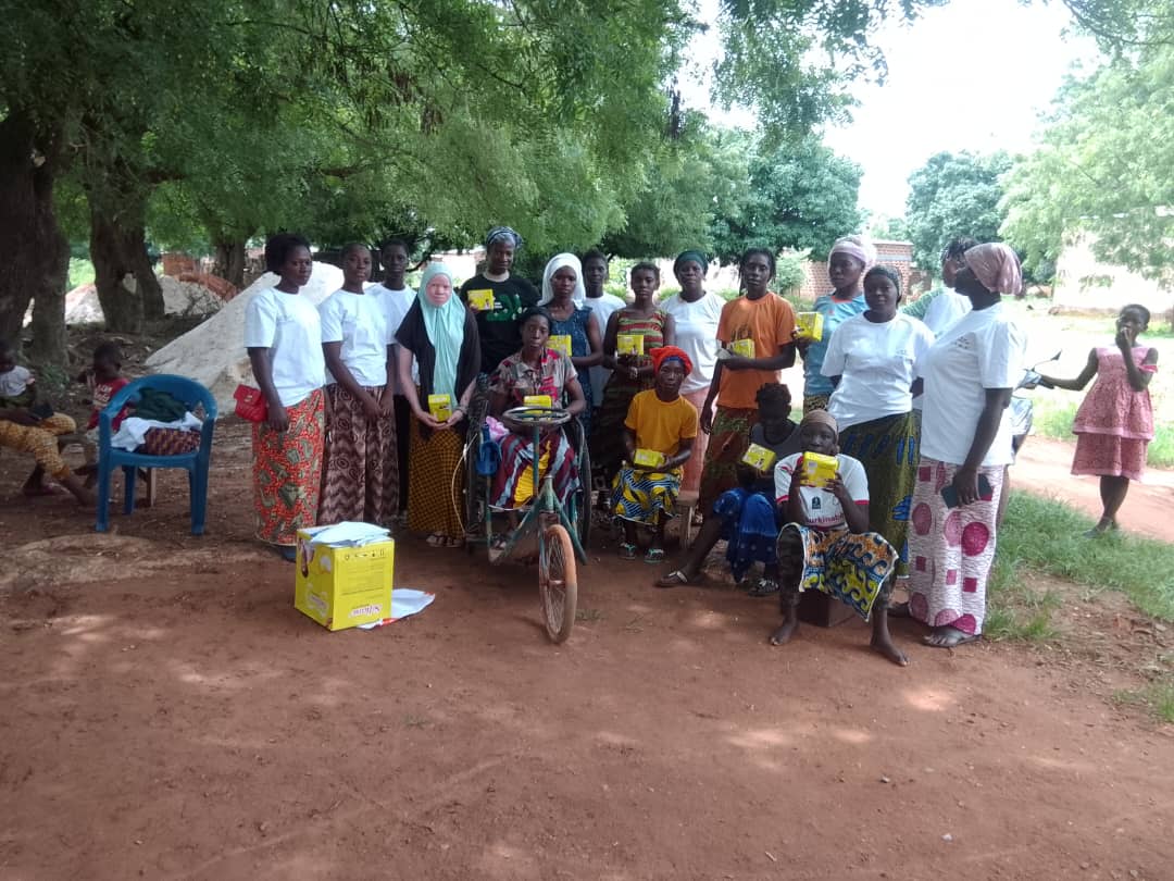 Remise de serviettes hygieniques le 09 et le 14 Aout 2026